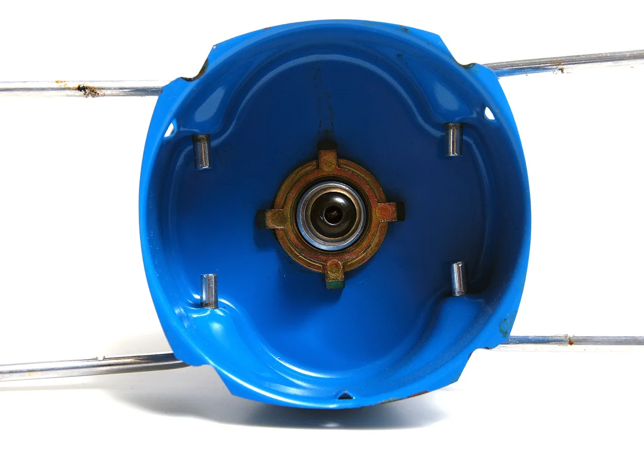 Portable propane burner head